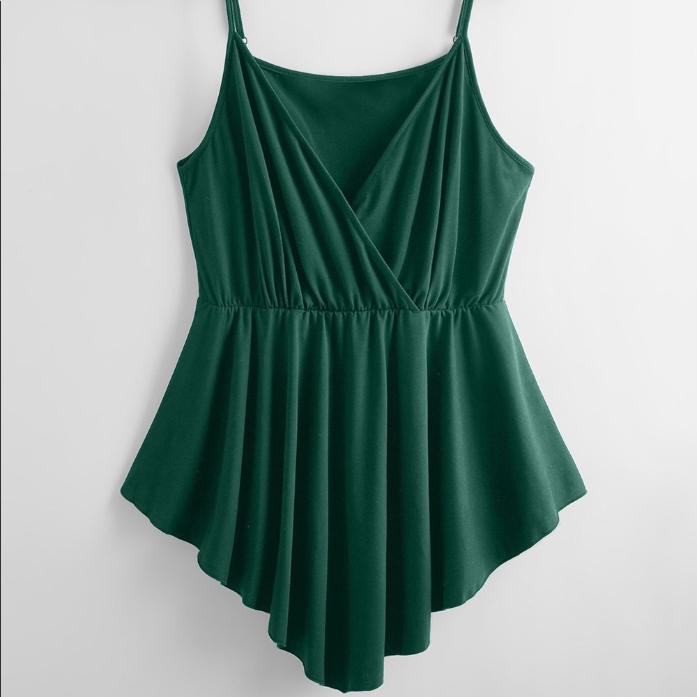 SHEIN Plus Size Surplice Front Dip Cami 4x